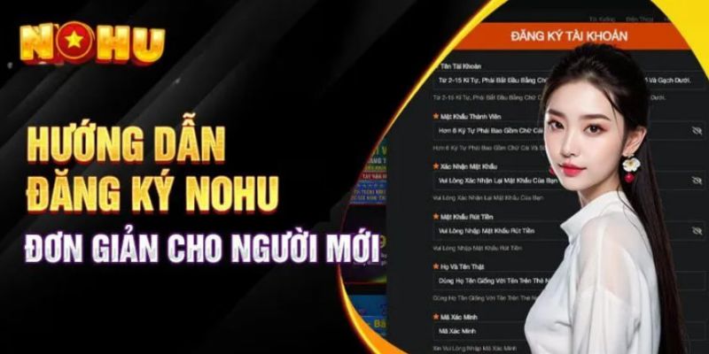 3 bước thực hiện đăng ký tại NOHU