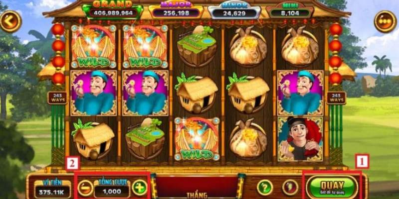 Cách tính tiền thưởng trong slot game Ăn Khế Trả Vàng