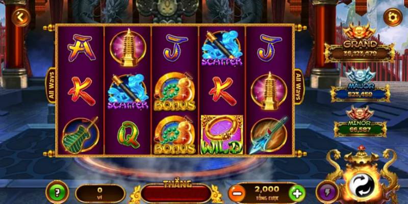 Giá trị thưởng của từng biểu tượng trong game