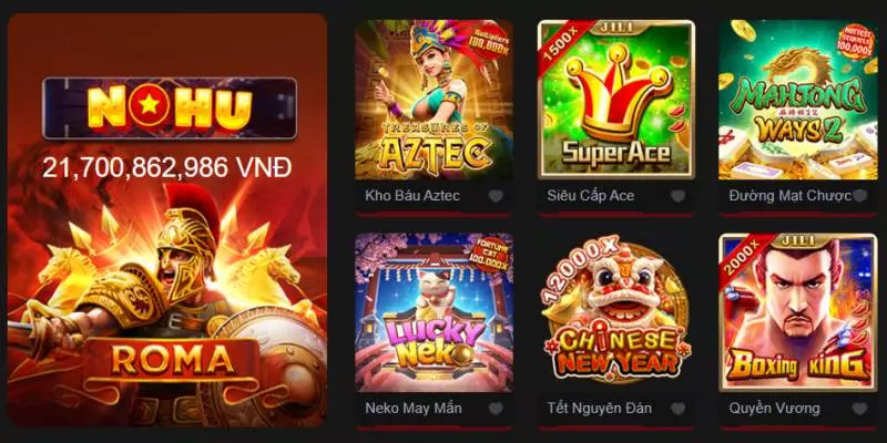 Nổ hũ Jackpot lũy tiến mang đến cơ hội đổi đời cho hội viên NOHU