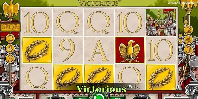 Victorious là game nổ hũ NE với chủ đề Đế Chế La Mã cổ đại