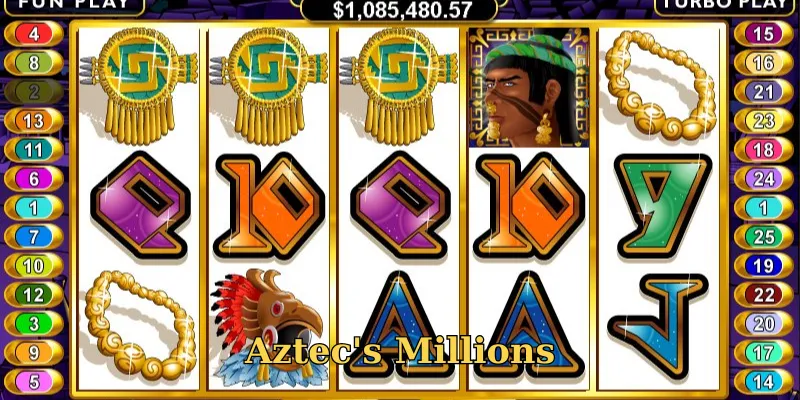 Trải nghiệm game thần thoại Aztec's Millions với hệ số đổi thưởng cực cao