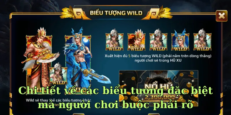 5 Biểu tượng wild kích hoạt Jackpot trong nổ hũ Sơn Tinh Thuỷ Tinh